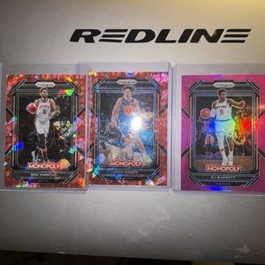 NBA Prizim Monopoly w / released original Monopoly HOLO Cards!